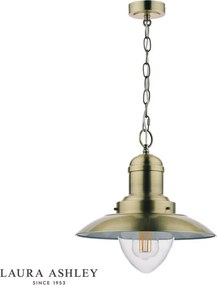 LAURA ASHLEY 3727705-Q CORBRIDGE Függesztett Lámpa Antik Sárgaréz E27 IP20