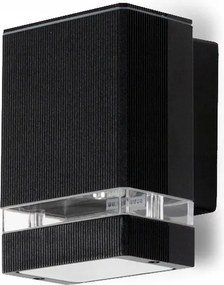 Kültéri Fali Lámpa Kerti Fali Homlokzati GU10 Fekete