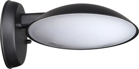 ITALUX 6691-BK-9 PIOMBINO Modern Kültéri Fali Lámpa Fekete LED IP44