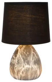 Lucide 47508/81/30 - Asztali lámpa MARMO 1xE14/40W/230V fekete