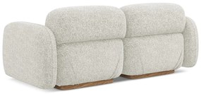 Krémszínű moduláris kanapé 190 cm Ailani – Makamii