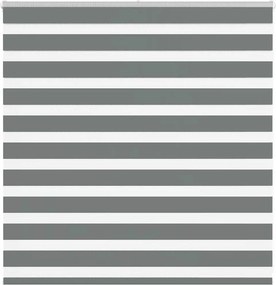 vidaXL zebrafüggönnyel sötét szürke szövetszélesség 135,9cm poliészter