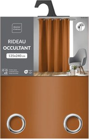 Terrakotta színű sötétítő függöny 135x240 cm Occult – douceur d'intérieur