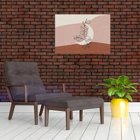 Kép - Boho levelek N⁰2 (70x50 cm)