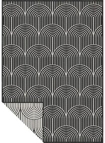 Fekete-fehér kültéri szőnyeg 160x230 cm Pangli Black – Hanse Home