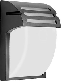 PREZENT 39040 AMALFI MINI II. Modern Kültéri Fali Lámpa Antracit, Fagyasztott Üveg E27 IP44