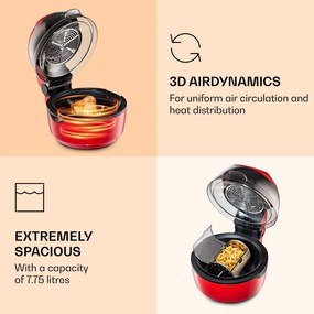 VitAir Smart, forrólevegős fritőz, 1400 W, 7,75 l, 20 program, alkalmazás vezérlés