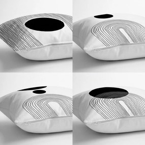 Párnahuzat szett 4 db-os 43x43 cm Simple Arch – Minimalist Cushion Covers