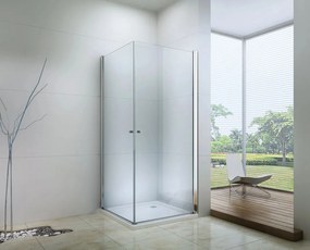 Mexen Pretoria DUO zuhanykabin 60x85cm, 6mm üveg, króm profil-átlátszó üveg, 852-060-085-02-00