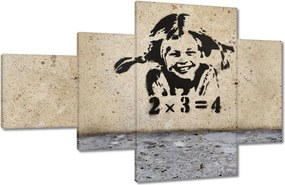 Festmények 130x80 Banksy A szeplős lány