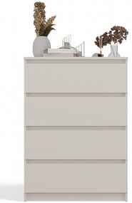 Kahsar M4 fiókos szekrény, 70x97x40 cm, kasmír