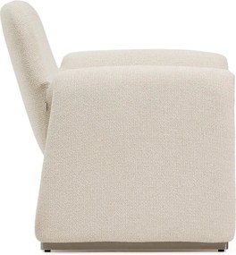 Bézs zsenília fotel Melvia – Kave Home