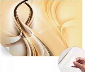 Öntapadós tapéta Fali furnér 3D hatás Hullámzó vonalak 152x104 cm