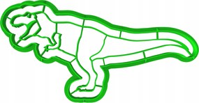 Dinoszaurusz Keksz- Ăs MĂ©zeskalĂĄcslyukasztĂł T-Rex Tyrannosaurus 14cm
