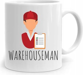 Ajándék Bögre Warehauseman Raktárosnak, fényképes nyomattal