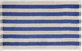 Kék-krémszínű frottír bio pamut törölköző szett 2 db-os 30x50 cm Arto – Blomus