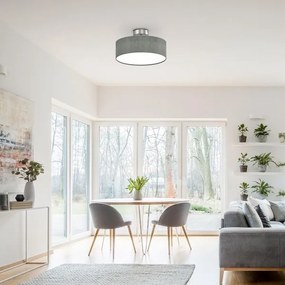 Briloner 3375-024 - Mennyezeti lámpa 1xE27/40W/230V átm. 30 cm szürke