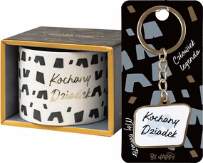 Bögre Nagypapa Gravírozott Kulcstartó Ajándék Nagypapa Születésnap