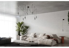 Sollux SL.1161 - Csillár zsinóron NESO 5xE27/15W/230V pók beton