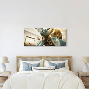 Kép - Egy régi repülőgép légcsavarja (120x50 cm)