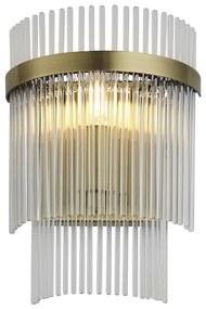 Endon 99168 - Fali lámpa MARIETTA 1xE14/6W/230V réz/átlátszó