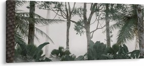 Kép - dzsungel a reggeli ködben (120x50 cm)