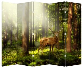 Paraván - Szarvas az erdőben (210x170 cm)
