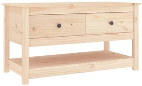 Tömör fenyőfa dohányzóasztal 102 x 49 x 55 cm