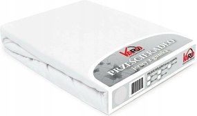 Gumis jersey lepedő 80x160 fehér Constance Karo