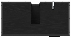 Fürdőszoba bútor szett 2 pcs Musta tammi 65 x 33 x 60 cm