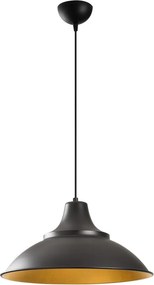 Sağlam 3732 fekete-arany fém függőlámpa, Ø44 cm