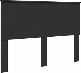 vidaXL Fejtámla Fekete tölgy 140 cm Faanyag