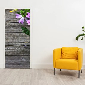 Fotótapéta ajtóra - Réti virágok (95x205cm)
