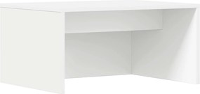 vidaXL Falra szerelhető íróasztal Fehér 60 x 45 x 30 cm Faanyag