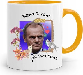 Bögre Sárga Donald Tusk Po Platform Ajándék