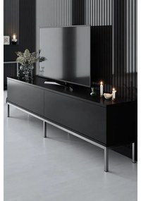 TV szekrény Lord - Black, Silver