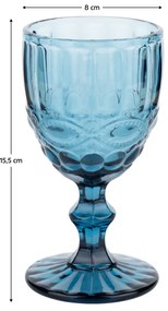 4 darabos borospohár készlet, 240ml, SAVOY TYP 3