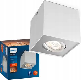 Falra szerelhető Led lámpatest 4.5W 500lm 2200-2700K Tompítható Fehér Philips