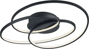 TRIO 673916032 GALE Modern LED Mennyezeti Lámpa Fekete LED IP20