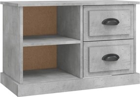 vidaXL betonszürke szerelt fa TV-szekrény 73x35,5x47,5 cm