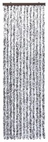 barna és bézs zsenília rovarfüggöny 90 x 200 cm
