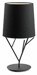 FARO TREE asztali lámpa, fekete, E27 foglalattal, IP20, 29866