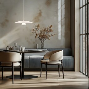 Fehér LED függőlámpa fém búrával Lund – Candellux Lighting