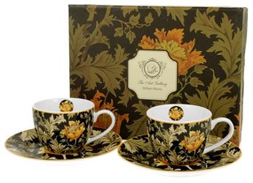 Porcelán kávéscsésze szett - 110ml - William Morris: Chrysanthemum
