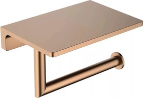 AREZZO design RONO WC papĂr tartĂł polccal, szĂĄlcsiszolt bronz