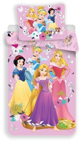 Egyszemélyes pamut gyerek ágyneműhuzat 140x200 cm Princess – Jerry Fabrics