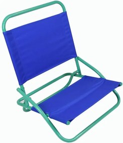 Strand összecsukható szék PVC kék-zöld