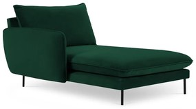 Sötétzöld bársony heverő (bal oldali) Vienna – Cosmopolitan Design