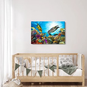 Egy korallzátony képe (90x60 cm)