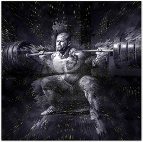 Poszterek 100x100 Strongman Edzőterem Erő